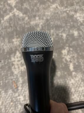 Rock Band Logitech USB Wired Microphone Model E-UR20 Xbox 360 PS2 PS3 Wii WORKS